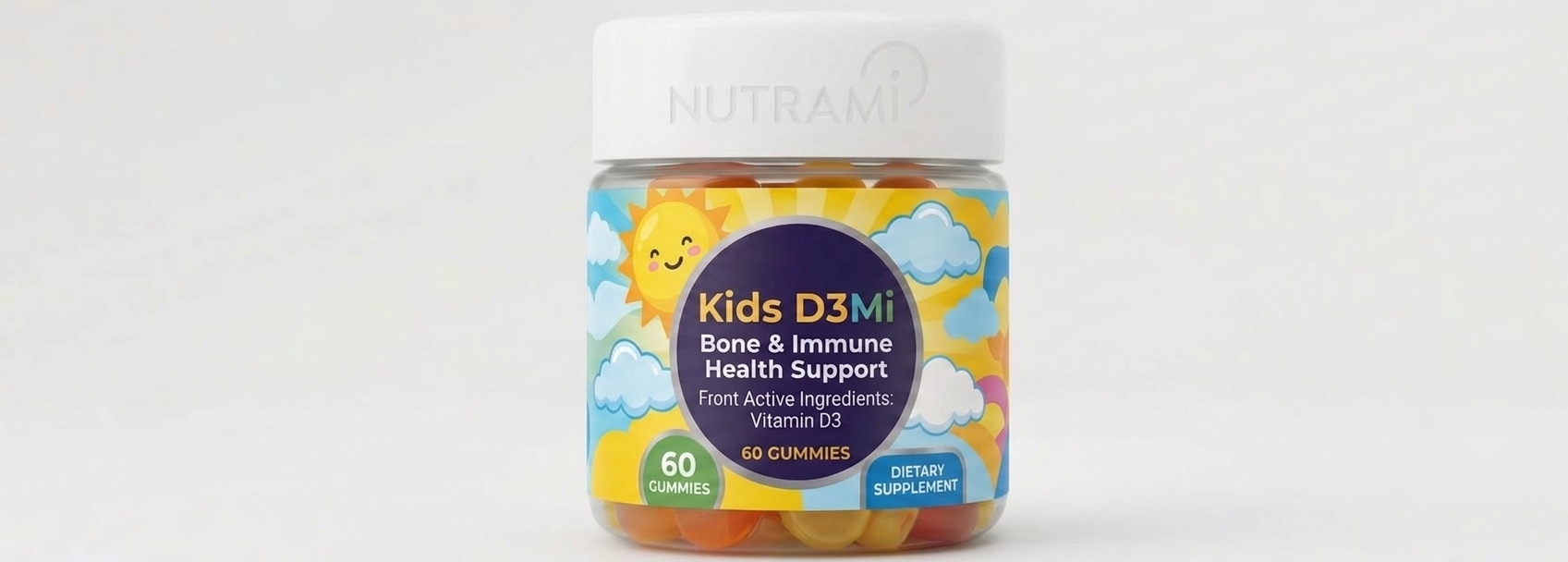 Kids D3Mi product packaging